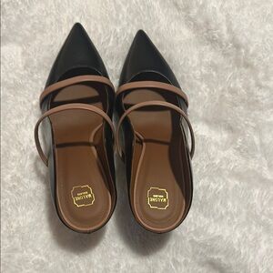 Malone Souliers Black and Brown Heels